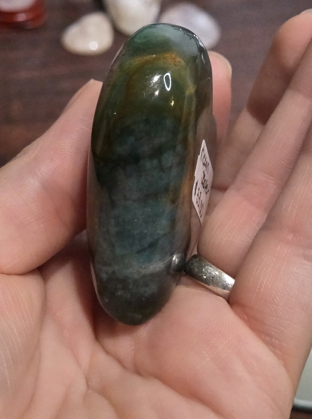 Ocean Jasper Heart - Picture 3 of 8
